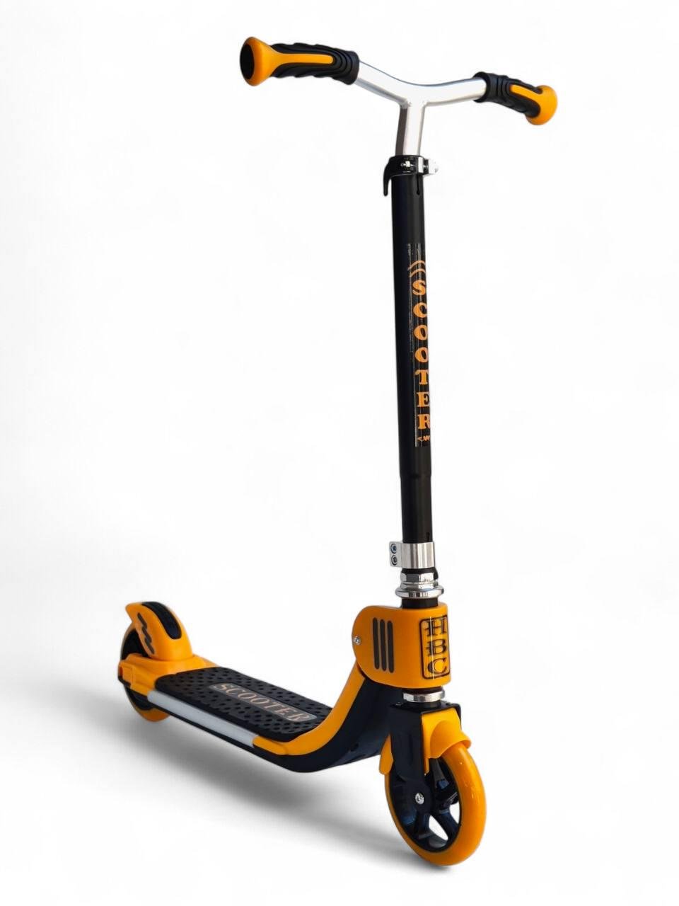 Самокат дитячий двоколісний Scooter HBC 391X до 75 кг з ножним гальмом Жовтий (391Xr-s) - фото 1 Самокат дитячий двоколісний Scooter HBC 391X до 75 кг з ножним гальмом Жовтий (391Xr-s) - фото 1