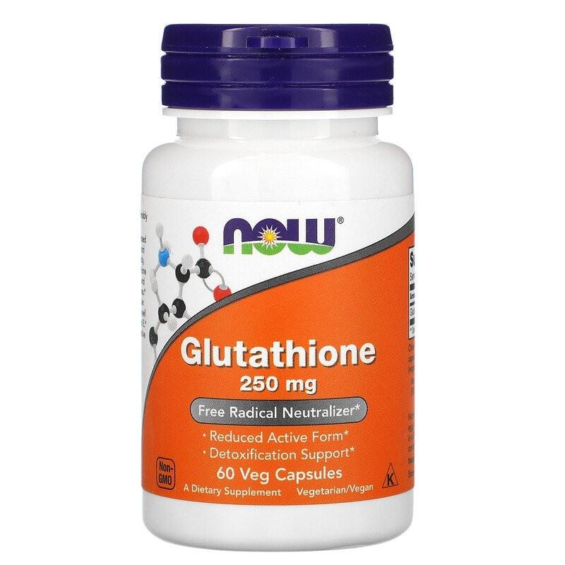 Аминокислота Now Foods Glutathione 250 мг 60 капсул