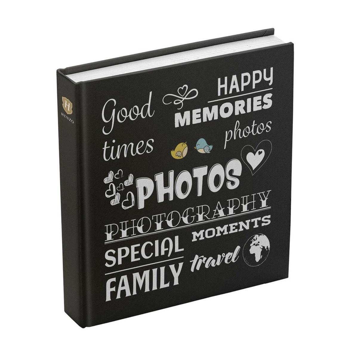 Фотоальбом Henzo Fantasy Wording 100 стр. 30x30 см Black