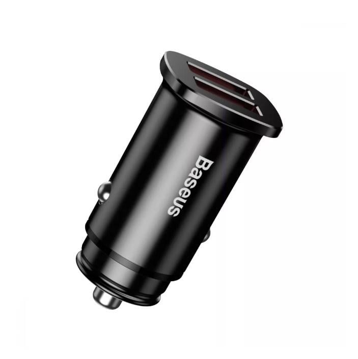 Зарядное устройство для Baseus Square Metal QC 3.0 30W 2USB Черный - фото 2 Зарядное устройство для Baseus Square Metal QC 3.0 30W 2USB Черный - фото 2