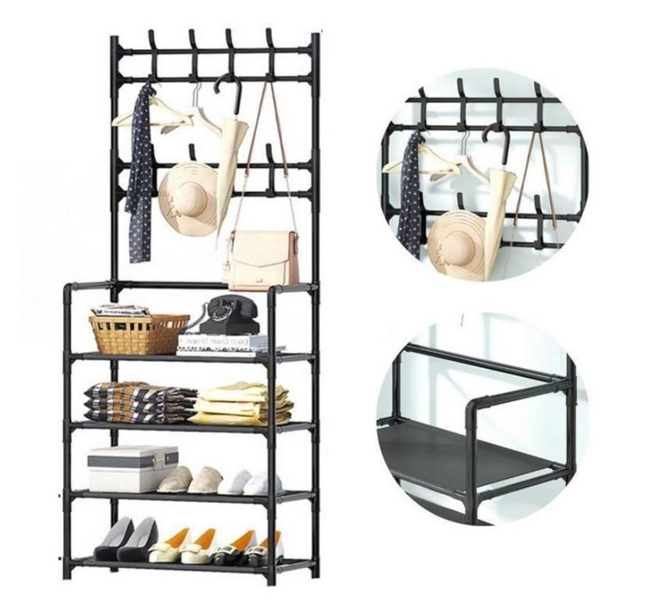 Вішалка для одягу New simple floor clothes rack 60х29 5х151 см (2110852940) - фото 7