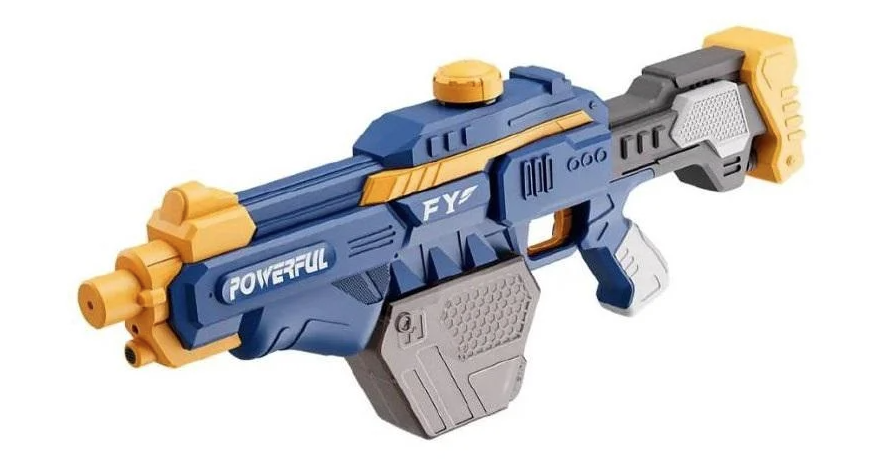 Бластер водный на аккумуляторе Powerfull 2303 детский электрический Синий (85546919)