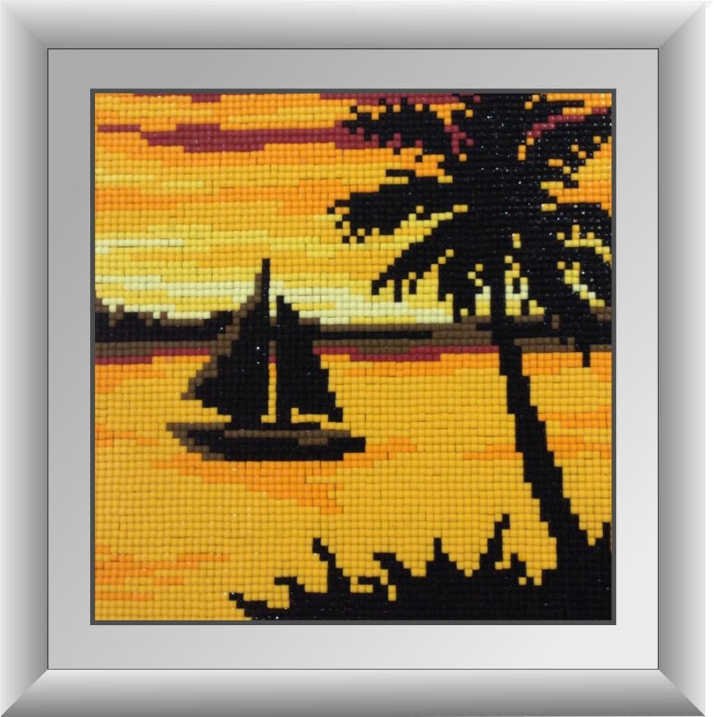 Алмазная мозаика Dream Art Закат 18x18 см (DA.30317)