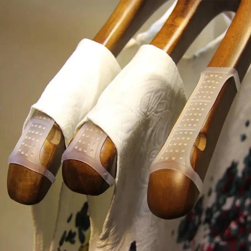 Накладки антискользящие для плечиков 10 шт. Прозрачный - фото 2 Накладки антискользящие для плечиков 10 шт. Прозрачный - фото 2