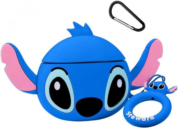 Чехол для наушников Alitek AirPods Stitch Head + держатель Blue (88631)