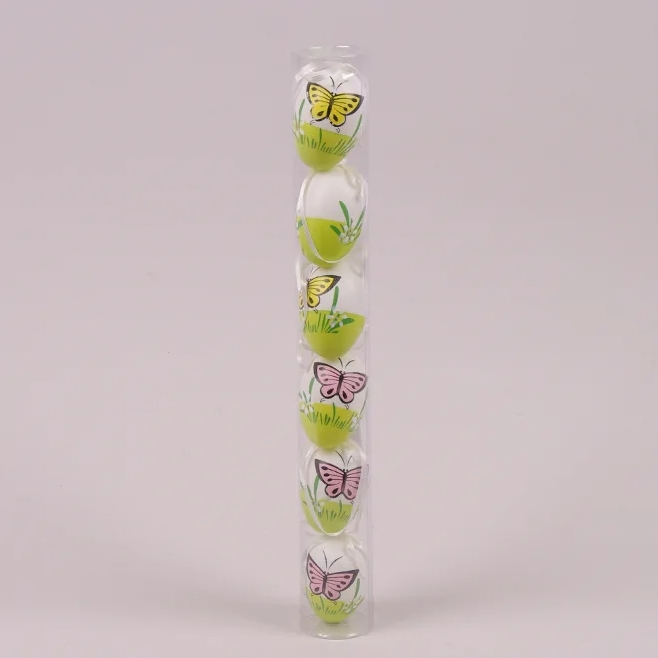 Подвеска декоративная Flora Писанка микс 6 шт. (44096)