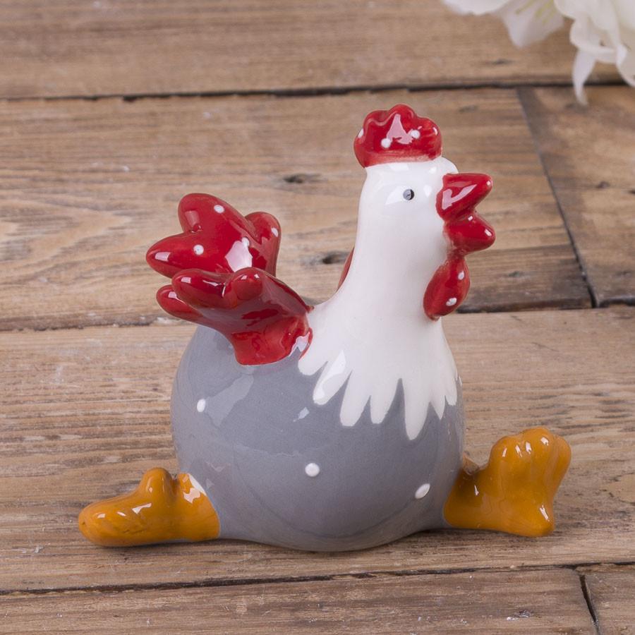 Статуетка Півник Червоно-сірий (4429)