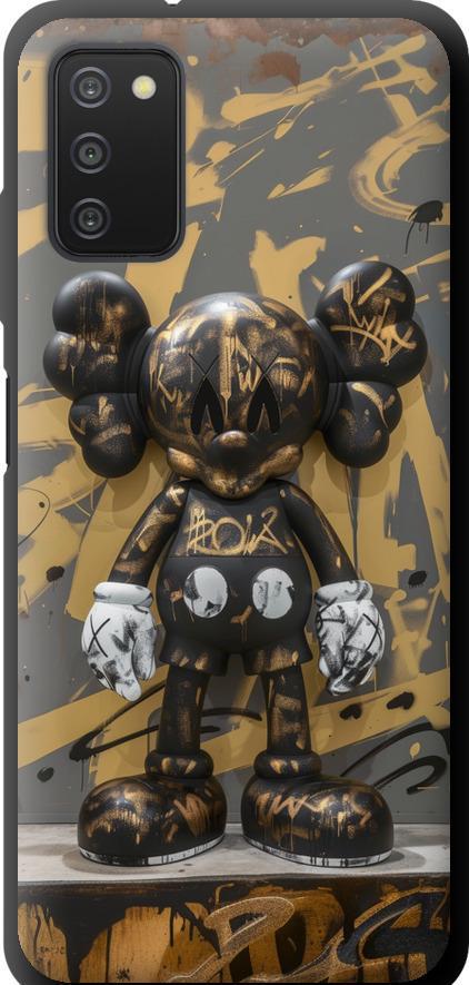 Чехол на Samsung Galaxy A03s A037F Bronze kaws (6097b-2381-42517)