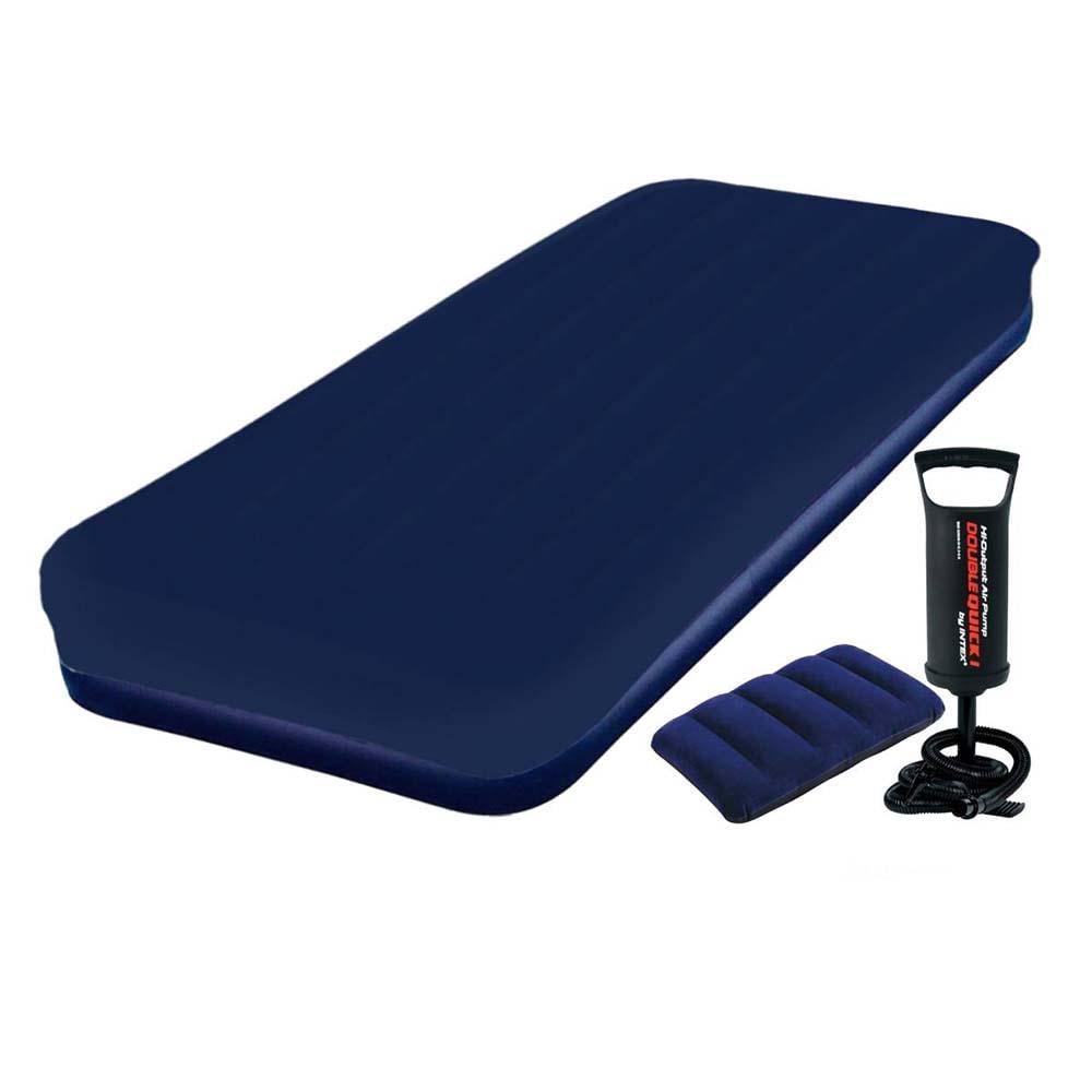 Надувний матрац одномісний Pavillo Bestway 67000-3 з наматрацом-чохлом/насосом/подушкою 76х185х22 см (173384)