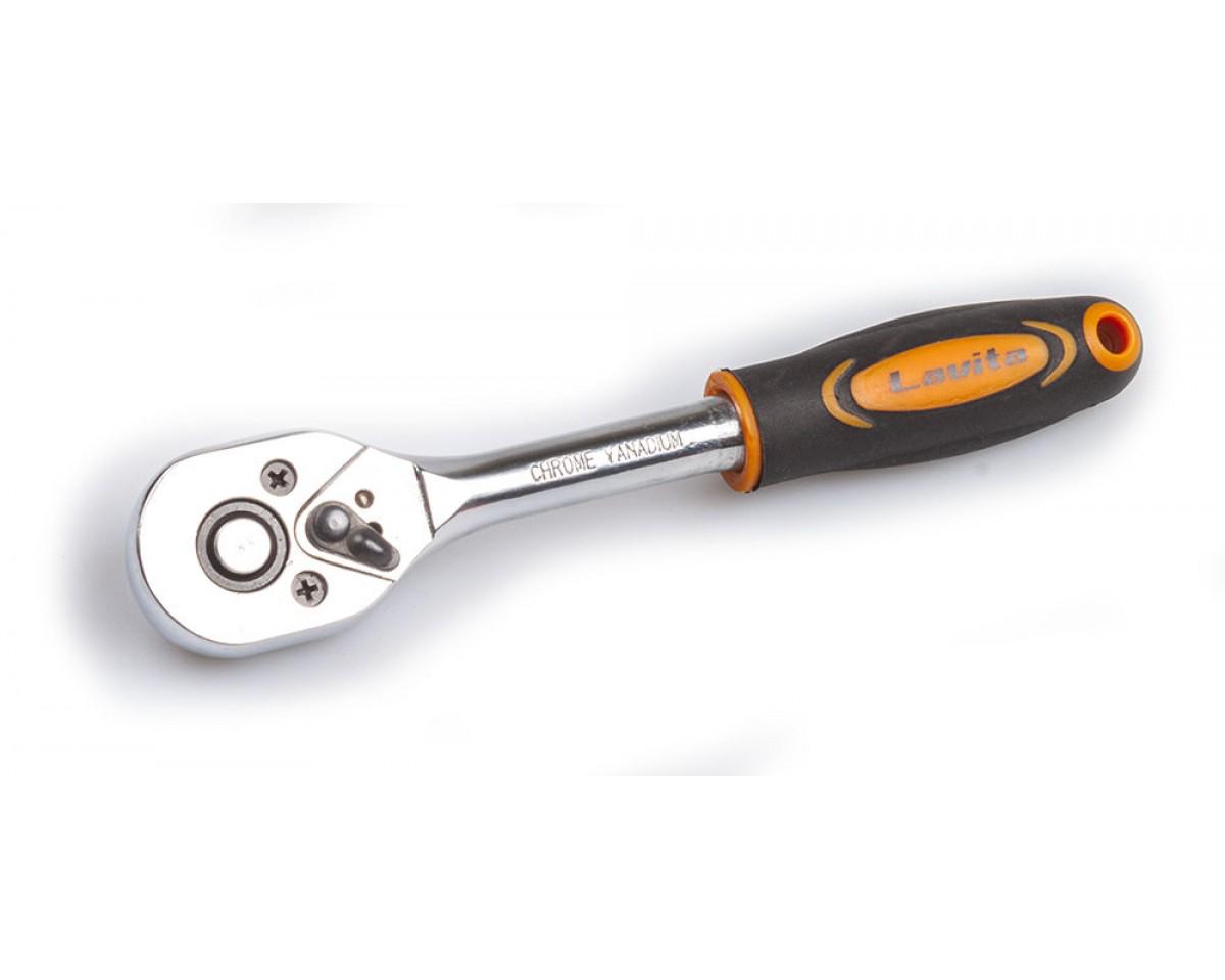 Трещотка Lavita LA 151424 1/4" 150 мм 24 зуба CRV (12197018)