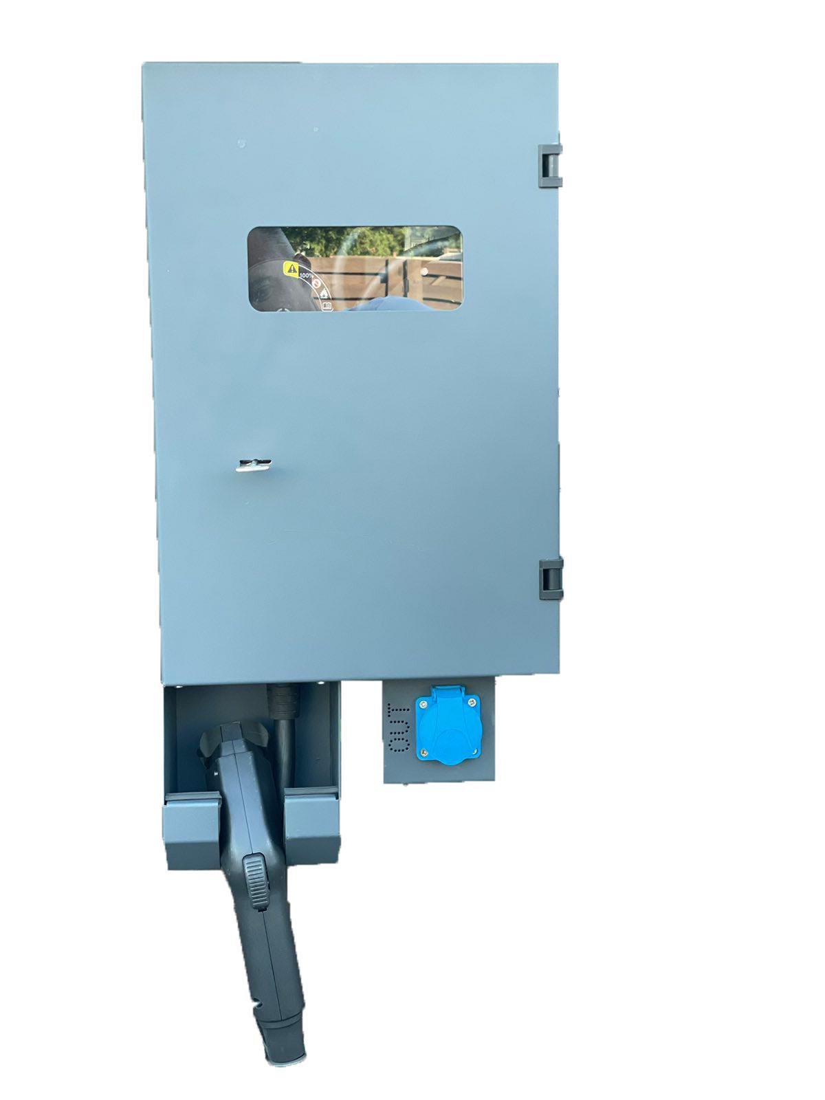 Щит зарядки электромобиля Профик 600х300х150 мм Темно-серый (21257637)