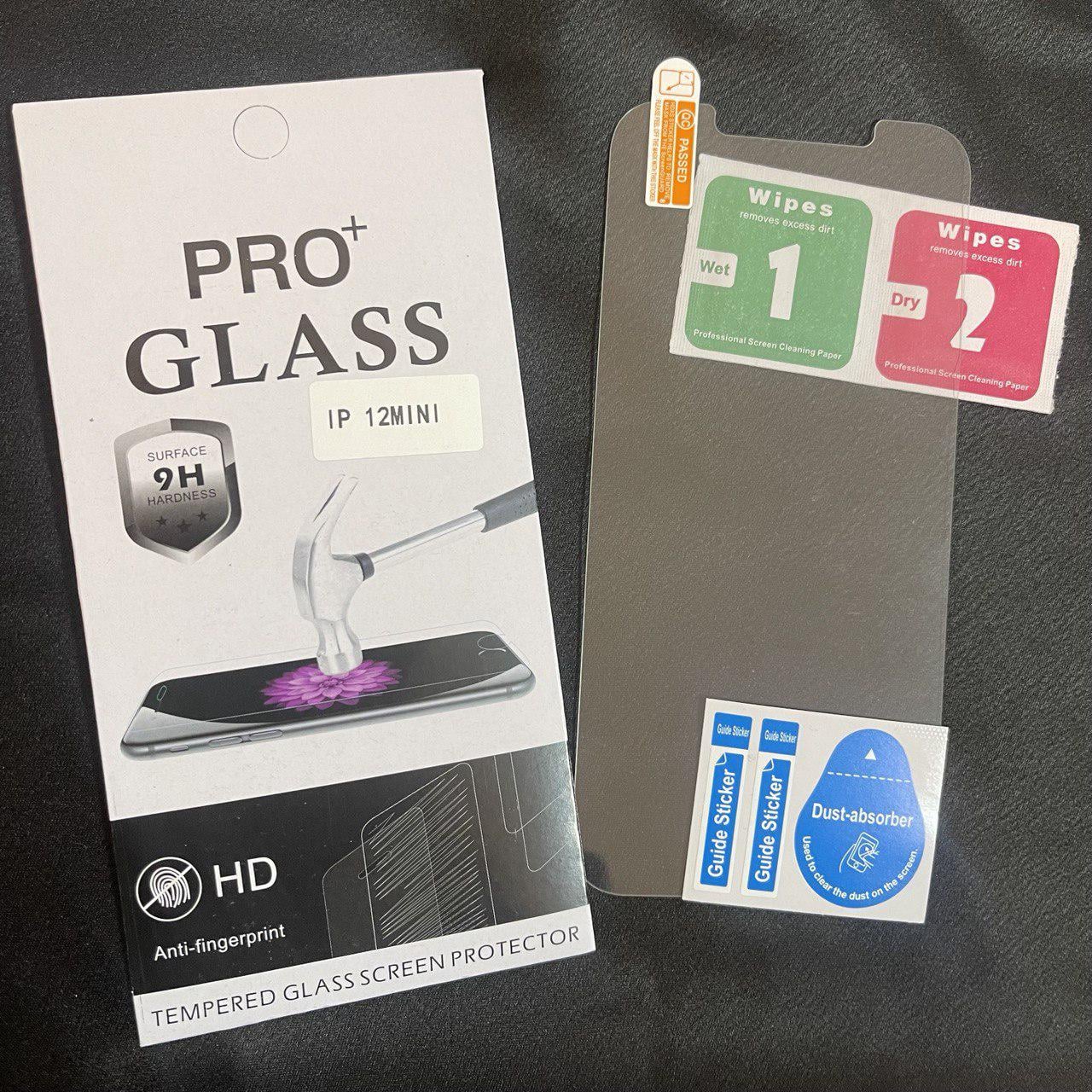 Защитное стекло Glass Pro для iPhone 12 Mini прочностью 9Н