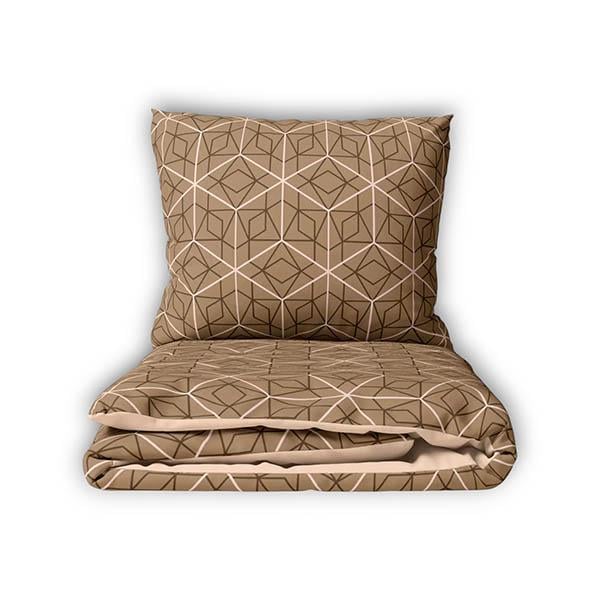 Комплект постільної білизни ТЕП полуторний 70х70 см Bronze Grid (ЦБ-00036678)