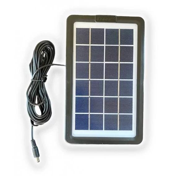 Зарядна станція на сонячній батареї Solar 3W-6V функція Power Bank, ліхтар, радіо+лампочки 3 шт (c20e806b) - фото 8