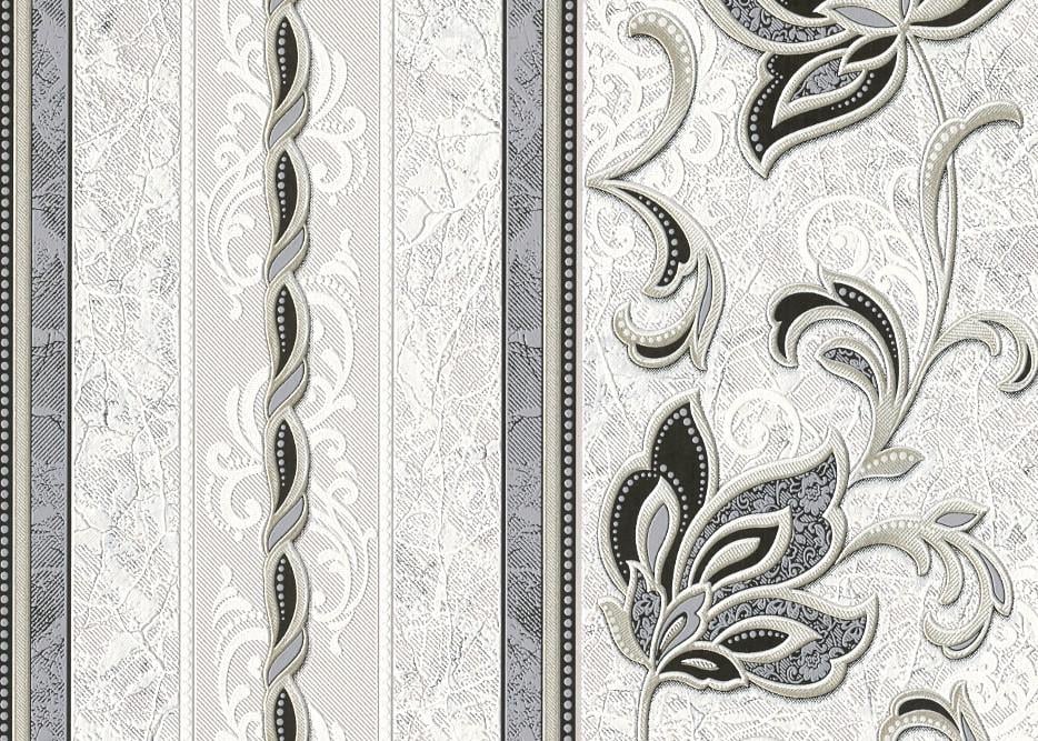 Обои виниловые на бумажной основе Слов'янські шпалери 572310 Аврора 2 0,53х10 м Серый (4824033256700)