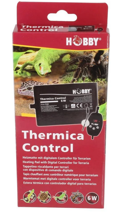 Мат нагревательный с контроллером водонепроницаемый Hobby Thermica Control 6W IP67 17,8x10 см (HB37124)