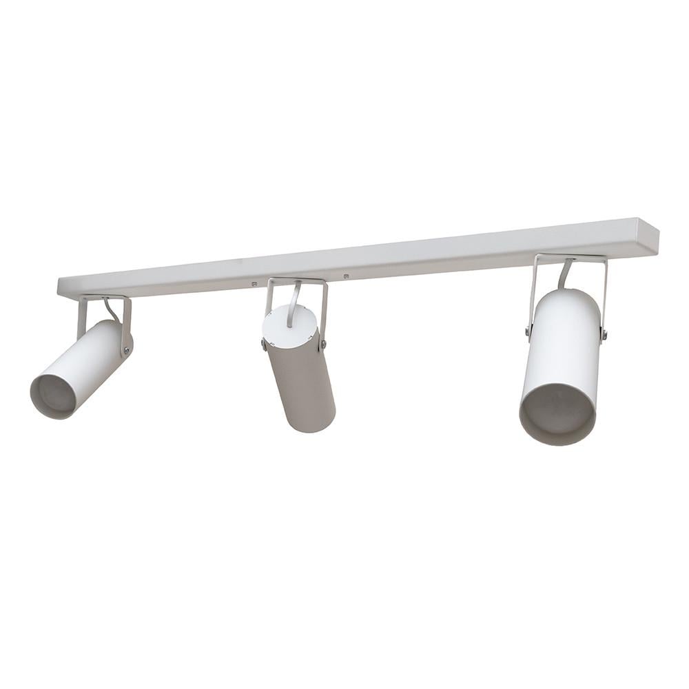 Спот MSK Electric Focus с тремя металлическими плафонами под лампу Е27 поворотный Белый (NL 14050-3 WH) Спот MSK Electric Focus с тремя металлическими плафонами под лампу Е27 поворотный Белый (NL 14050-3 WH)