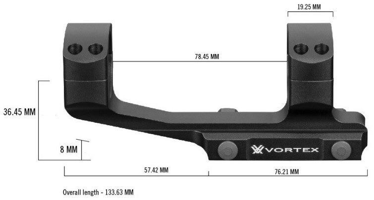 Моноблок Vortex Viper Extended Cantilever d 34 мм Hight Weaver/Picatinny - фото 3
