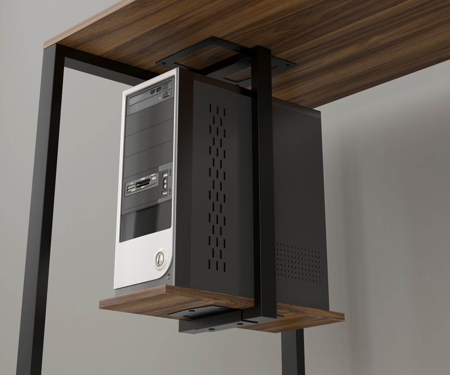 Тримувач системного блоку Loft Design SB-1 Горіх Модена/Чорний (12517774)