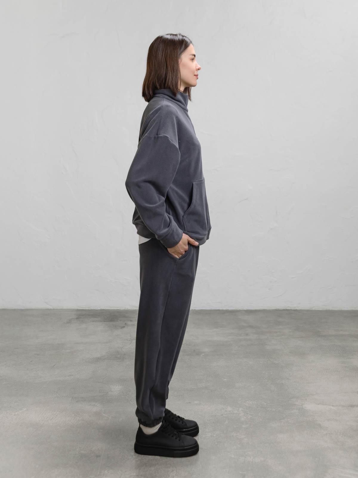 Штани жіночі з фліс-плюшу FROMUS L Графіт (2656-8) - фото 4 Штани жіночі з фліс-плюшу FROMUS L Графіт (2656-8) - фото 4