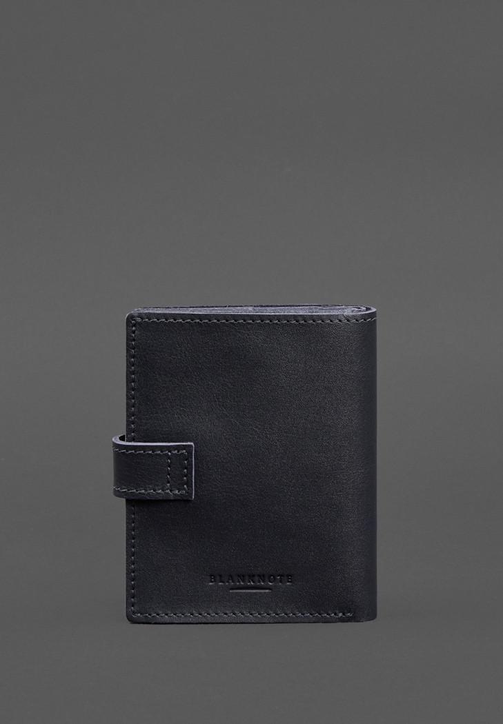 Переплет-портмоне кожаный на паспорт с гербом Украины 25.1 Темно-синий (A-028612) - фото 7 Переплет-портмоне кожаный на паспорт с гербом Украины 25.1 Темно-синий (A-028612) - фото 7