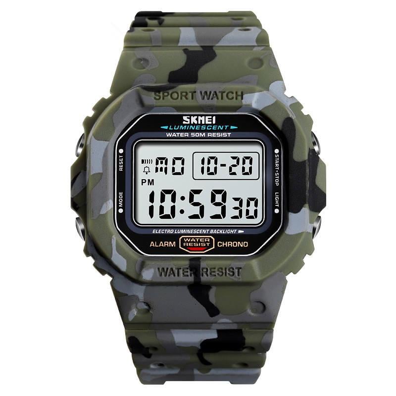 Годинник наручний Skmei 1471 Camouflage Green (17141)
