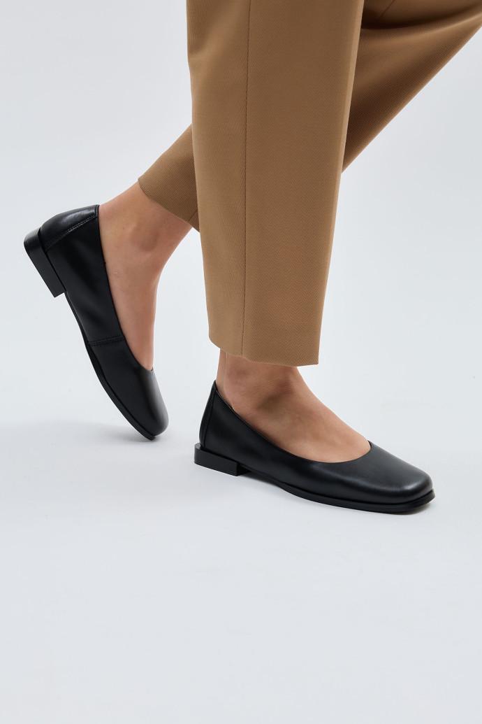 Балетки LONZA шкіряні р. 36 Чорний (196081) - фото 4