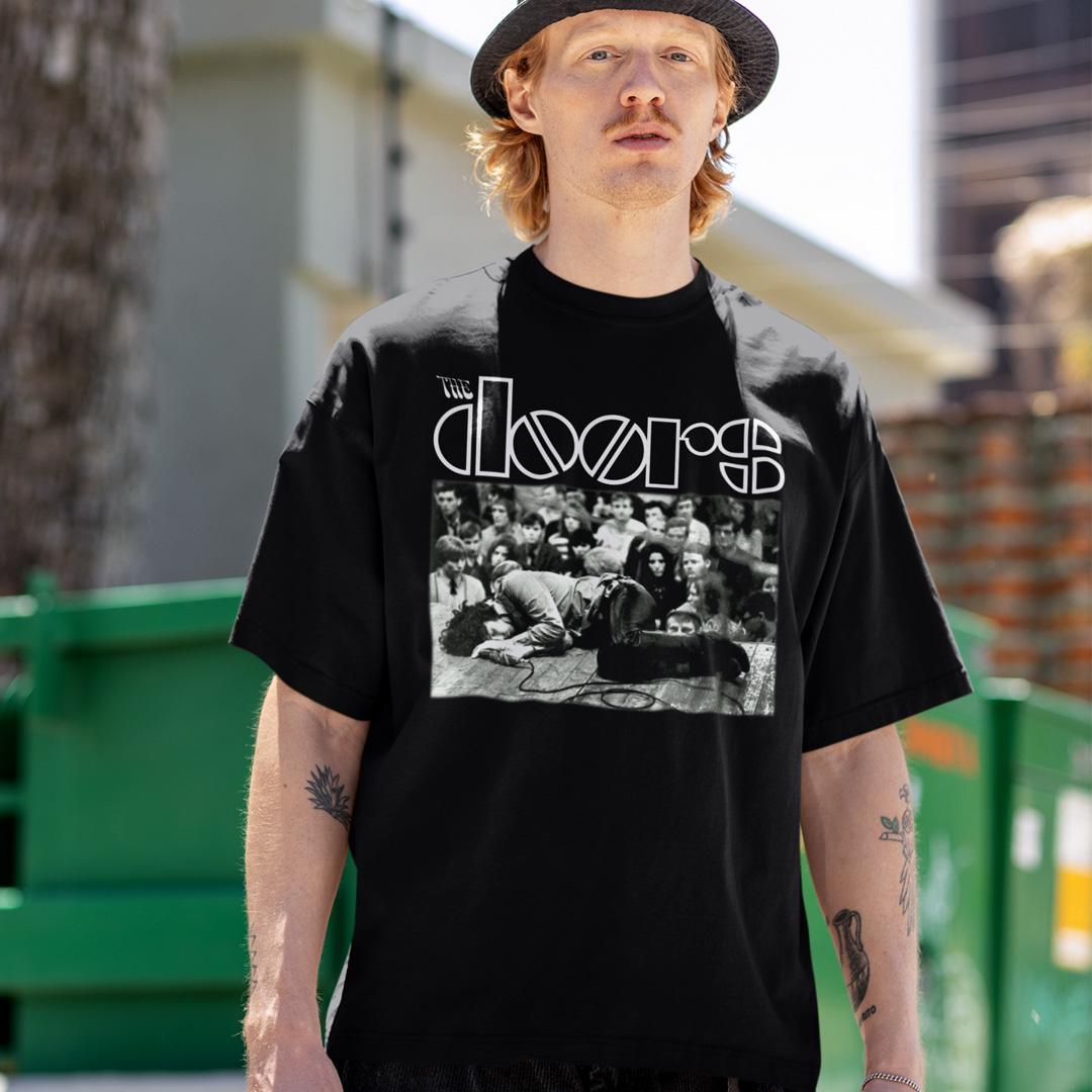 Футболка унісекс The Doors On Stage 4XL Чорний (00000011777)
