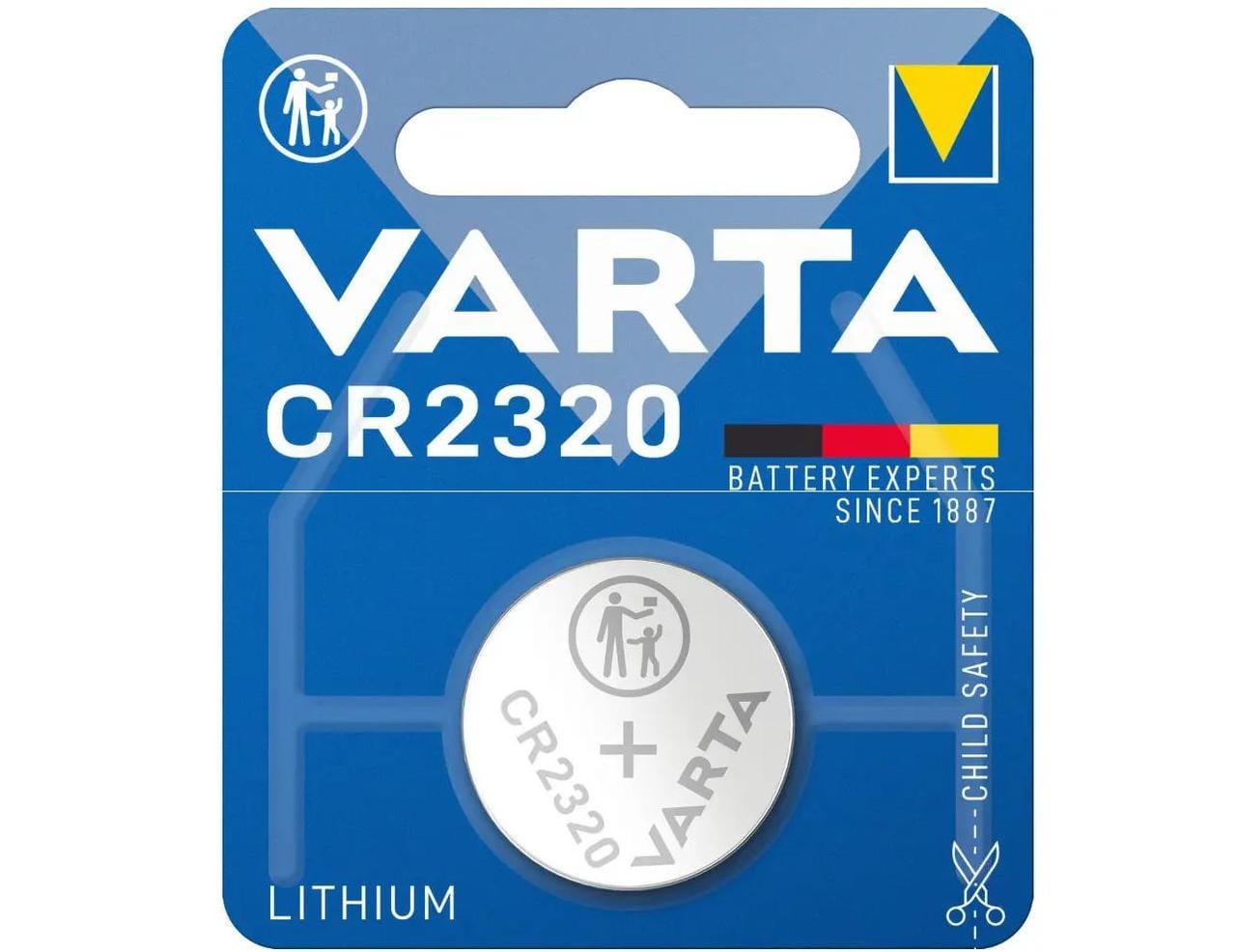 Батарейка літієва VARTA CR2320 на блістері 1 шт. (3108574148)