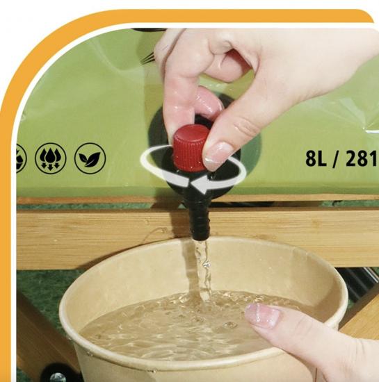 Канистра-пакет для воды сложная производная с краном 8 л Хаки (128571) - фото 5 Канистра-пакет для воды сложная производная с краном 8 л Хаки (128571) - фото 5