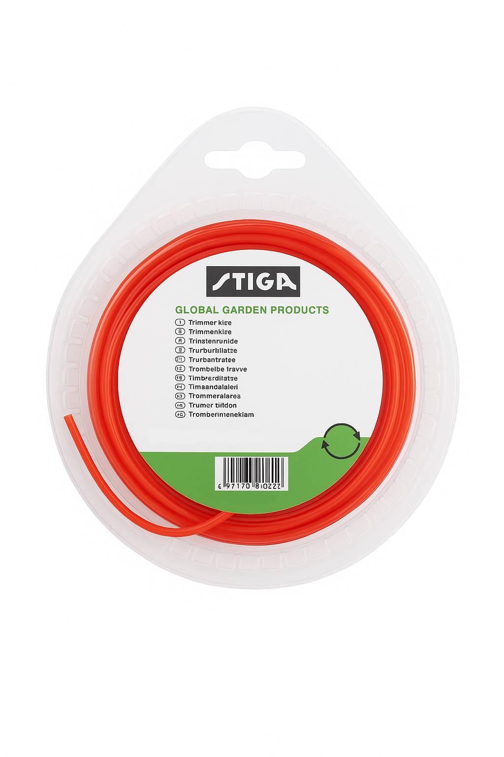 Жилка косильная для триммера Stiga 1911-9102-01 витая 2.4 мм 17 м (624340)