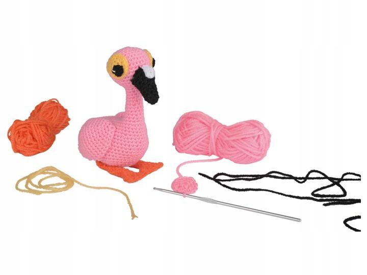 Набір для в’язання гачком Flamingo Crelando Pink (30625999) - фото 2 Набір для в’язання гачком Flamingo Crelando Pink (30625999) - фото 2