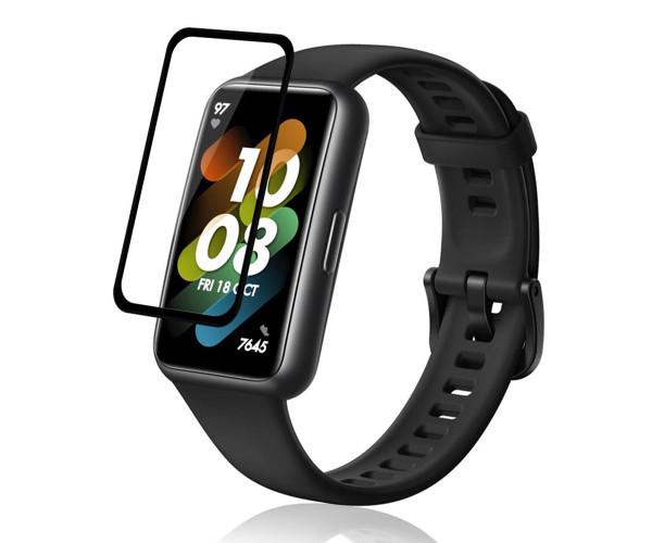 Защитное стекло противоударное SoftGlass Full Cover P ммA для Huawei Band 7 Black