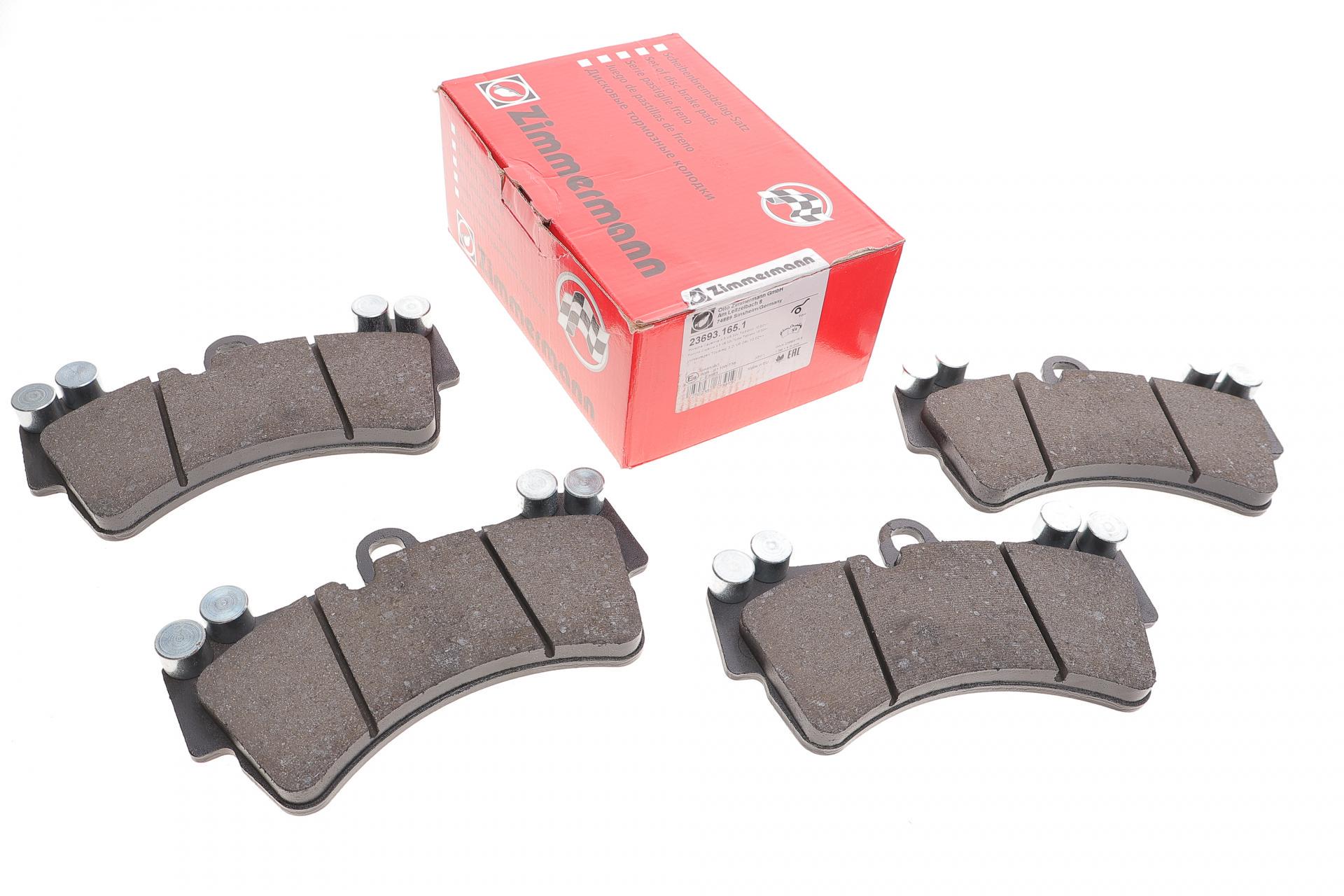 Тормозные колодки передние ZIMMERMANN для Audi Q7/Porsche Cayenne/VW Touareg 3.0-6.0 02- Brembo (23693.165.1) Тормозные колодки передние ZIMMERMANN для Audi Q7/Porsche Cayenne/VW Touareg 3.0-6.0 02- Brembo (23693.165.1)