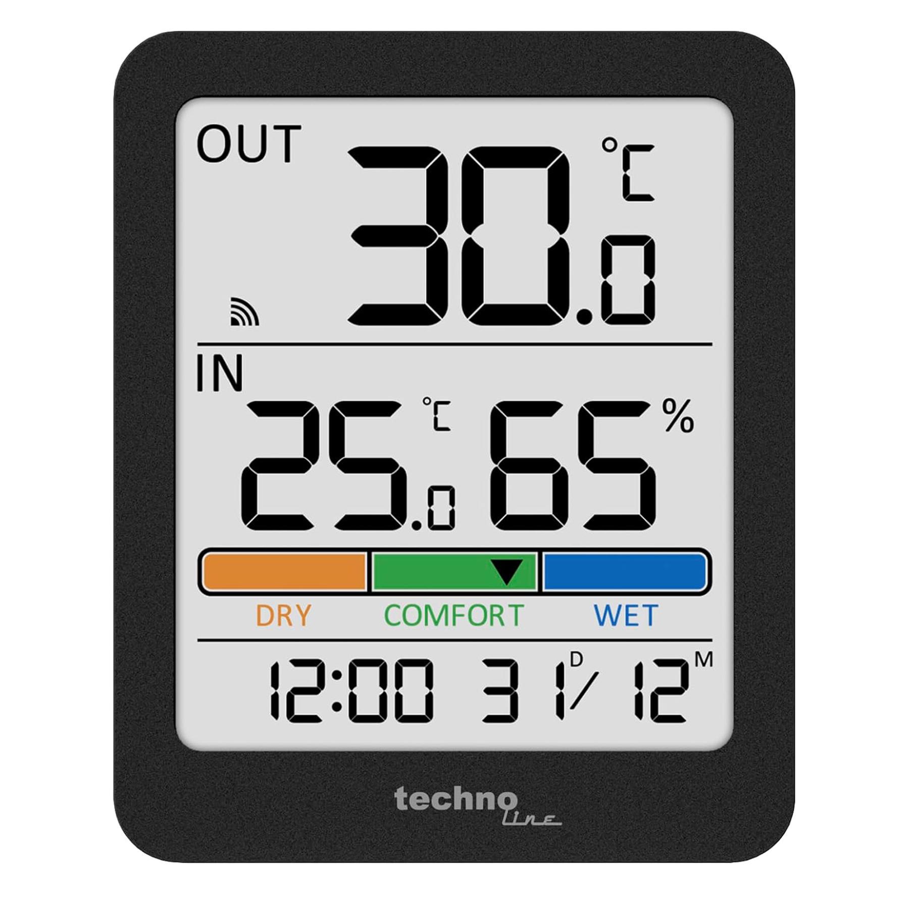 Термогігрометр Technoline WS9488 Anthracite (WS9488) - фото 3