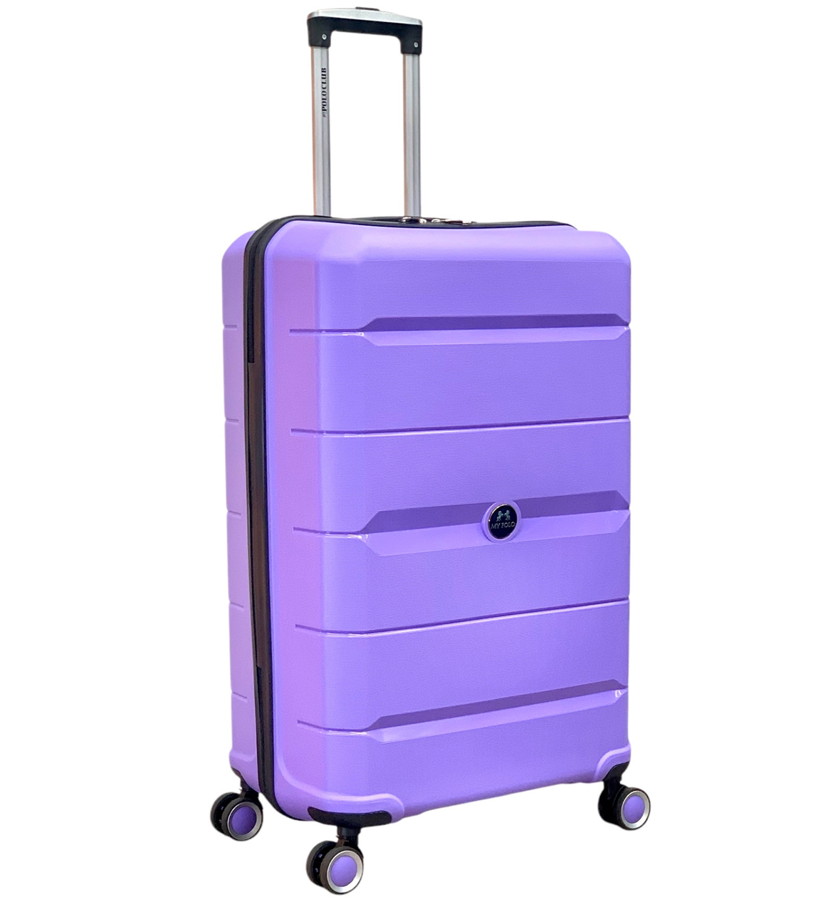 Чемодан my Polo PP011-L полипропилен на 4-х двойных колесах большой L 100 л - фото 1 Чемодан my Polo PP011-L полипропилен на 4-х двойных колесах большой L 100 л - фото 1