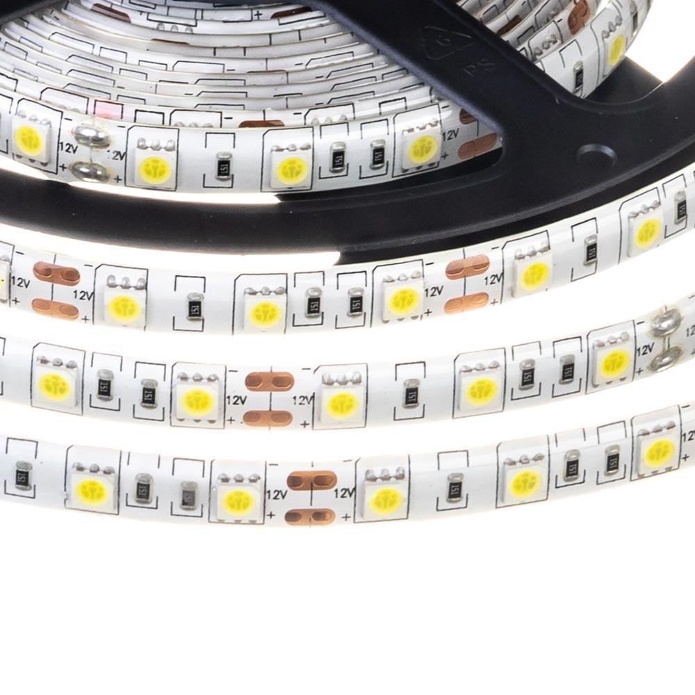 Led лента светодиодная smd5050 IP20 12 В 60 Led Белый (5602521) - фото 3