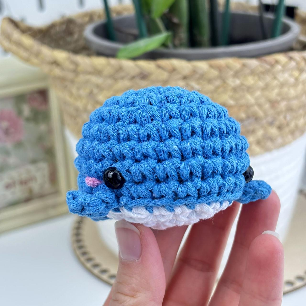 Набір для в'язання гачком кит 0005 Синій/Блакитний/Білий (162201) - фото 4 Набір для в'язання гачком кит 0005 Синій/Блакитний/Білий (162201) - фото 4