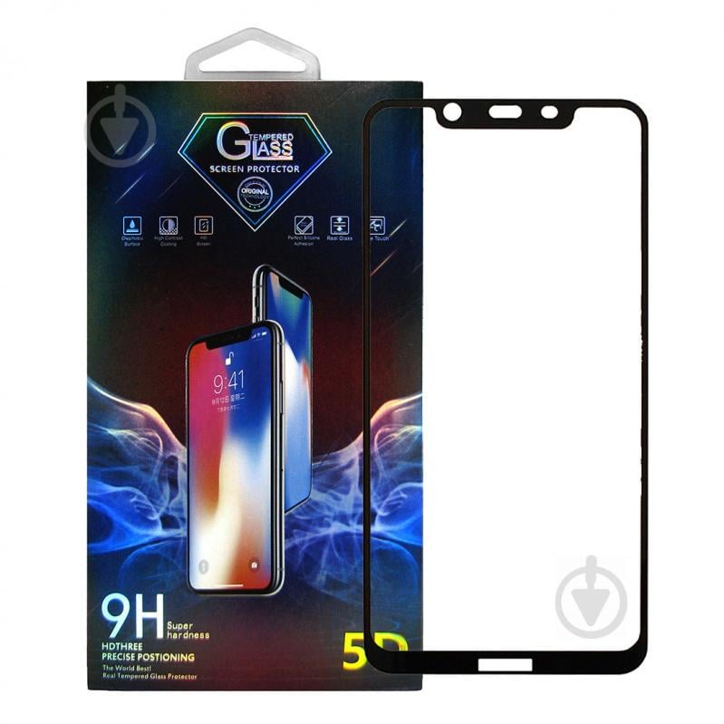 Защитное стекло Premium Glass 5D Full Glue для Nokia 8.1 / X7 Black (arbc6246)