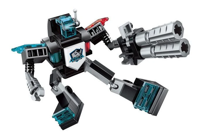 Конструктор Qman Транспорт с оружием 101 дет.