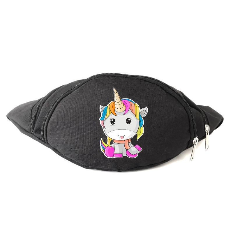 Поясная сумка-бананка Cappuchino toys Unicorn EDN 0033 Черный (1369989408)