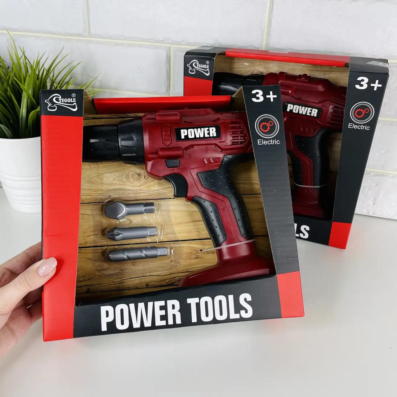 Іграшка дитяча Шуруповерт на батарейках у коробці 22х6х21 см (T 1809) - фото 2 Іграшка дитяча Шуруповерт на батарейках у коробці 22х6х21 см (T 1809) - фото 2