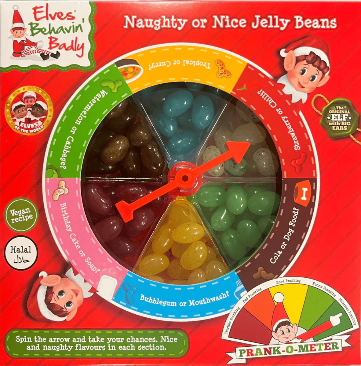 Игра с конфетами Zed Candy Elves Behavin Badly Naughty Or Nice Bean Game 100 г (2785947184)