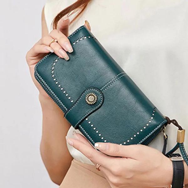 Кошелек женский 19,5х10,5х3,5 см Синий (DG00089-2) - фото 3 Кошелек женский 19,5х10,5х3,5 см Синий (DG00089-2) - фото 3