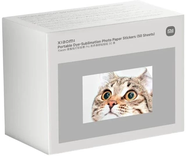 Фотобумага Mijia Portable Dye-Sublimation Photo Paper 50 Sheets BHR082PGL