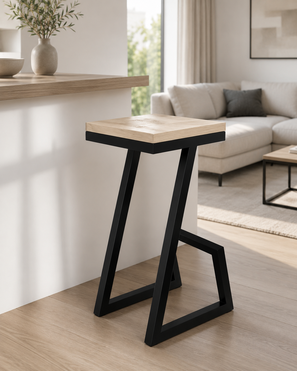 Стул барный EcoLoft IN-2452 в стиле лофт (25326870)