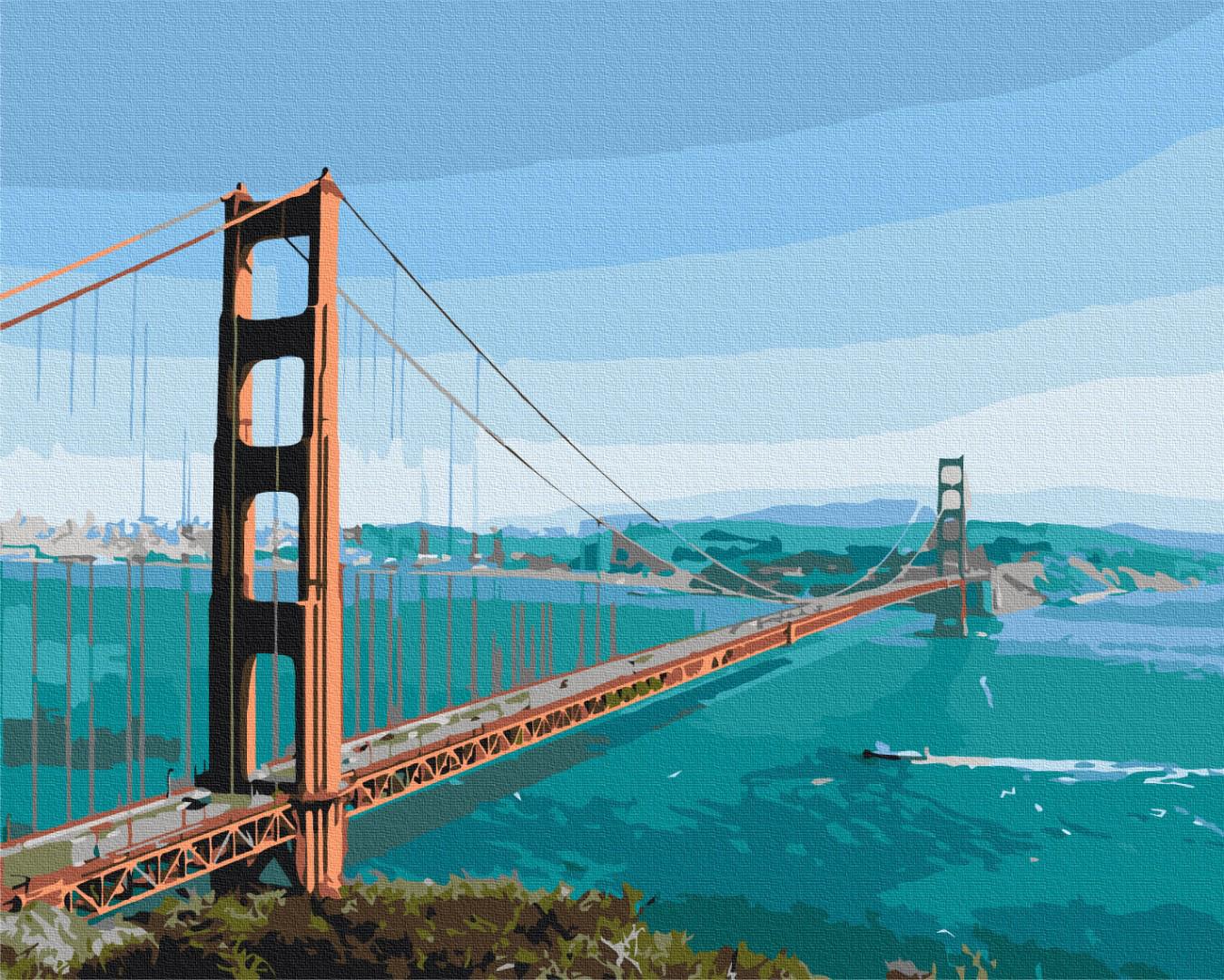 Картина по номерам Brushme Через мост к мечте 48x60 см (BS52276L)