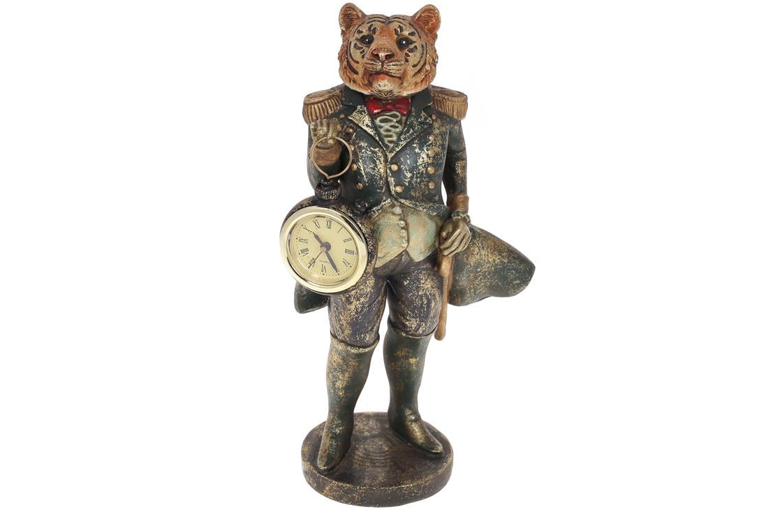 Декоративная статуэтка с часами BonaDi Тигр (419-249)