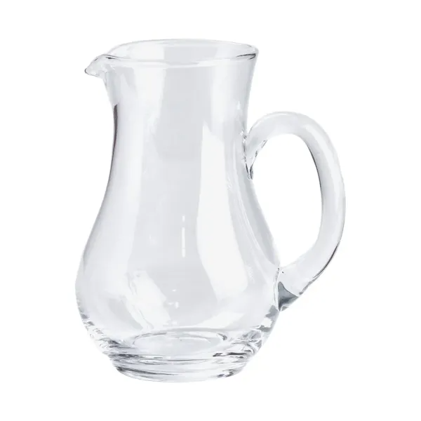 Кувшин фигурный Cali из толстого стекла 600 мл Прозрачный Кувшин фигурный Cali из толстого стекла 600 мл Прозрачный