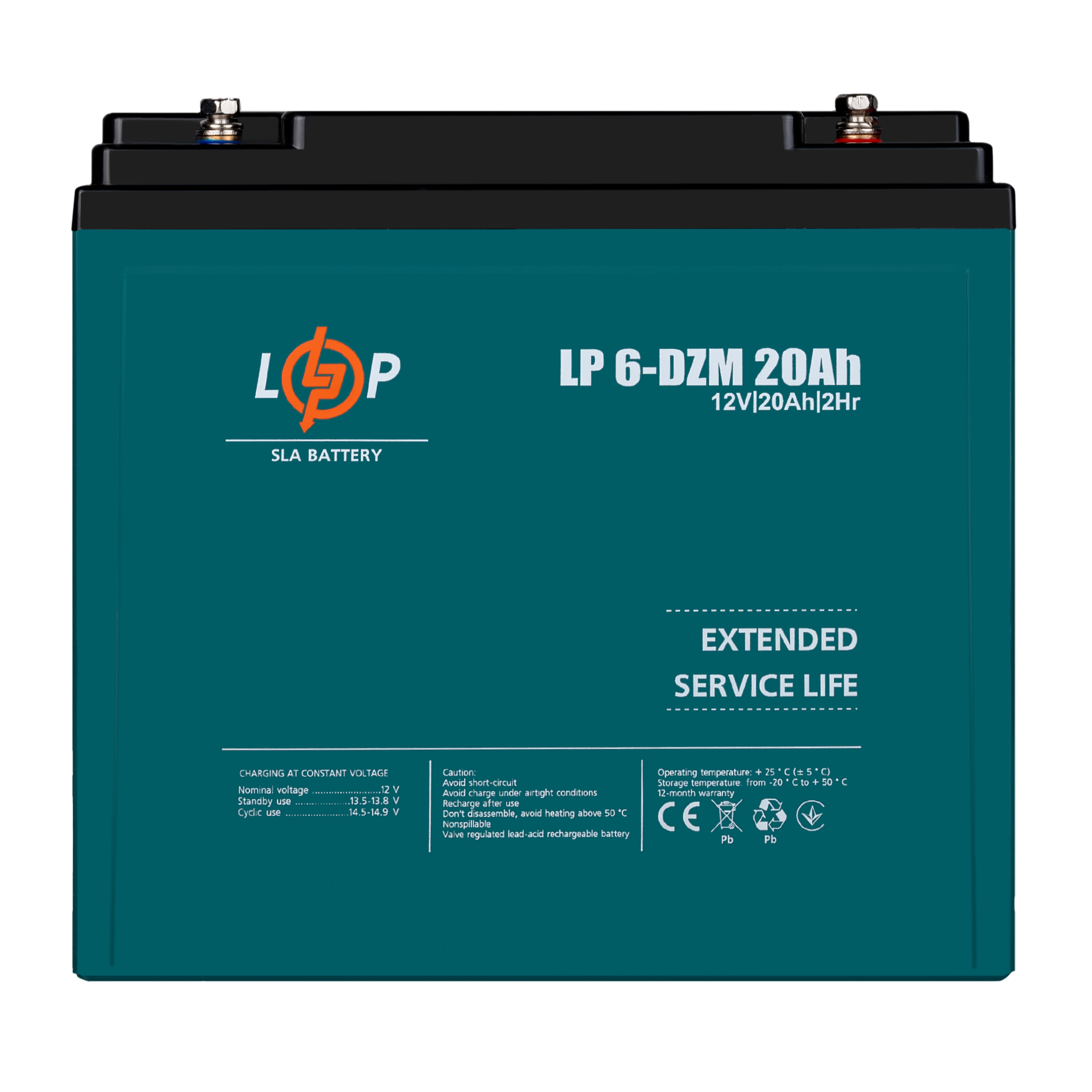 Аккумулятор тяговый свинцово-кислотный AGM LP 6-DZM-20 Ah